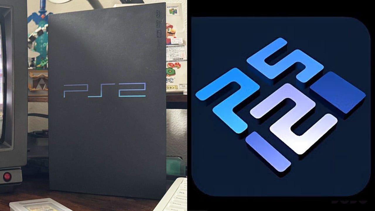 PlayStation 2 console with PCSX2